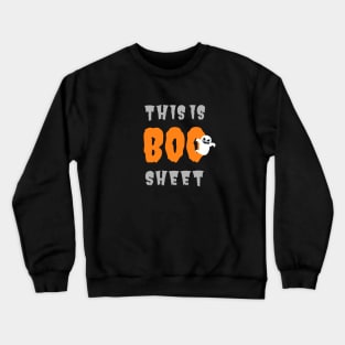 This is BOO Sheet Crewneck Sweatshirt